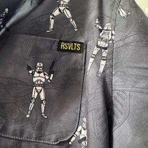 RSVLTS Star Wars Gray and White Shirt